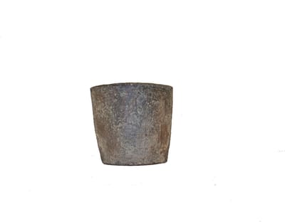 DBT Bloempot-Plantenbak Composiet Grijs L 22 cm x B 13.5 cm H 20 cm