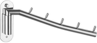 Roterende Haak - 304 RVS Wandmontage Kledinghaak - Zilver