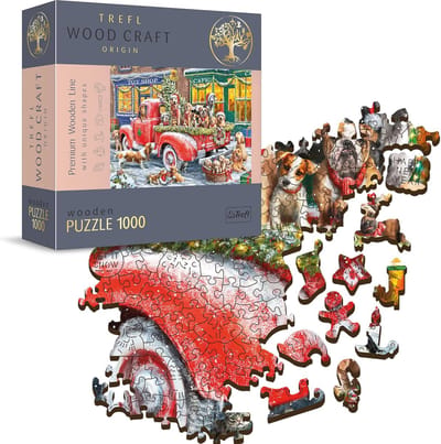 Houten Puzzel - Kerst Helpers - 1000 Stukken, Creatieve Doe-Het-Zelf Puzzel voor Volwassenen en Kinderen vanaf 12 Jaar