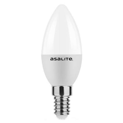 Asalite LED Lamp C37 E14 Fitting - 4W = 30W - 350 Lumen - 4000K Neutraal Wit Licht - Niet Dimbaar - 220-240V - Energiezuinig