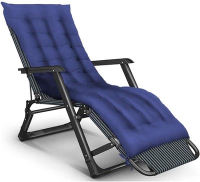 Opklapbare Ligstoelen - Strandstoelen Tuinstoelen - Buiten Ontspannen - Superbreed 67cm - 178cm Lengte - Geel