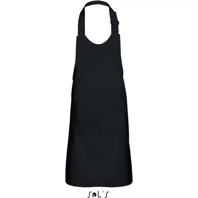 Chef-kids kookschort klein - zwart
