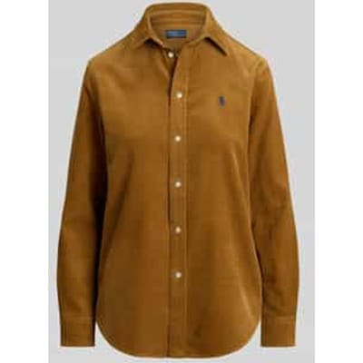 regular fit overhemdblouse van puur katoen