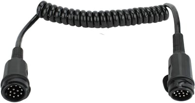 Spiraalkabel 90 tot 210cm Menbers type | 13-polig | DTR | 13-aderig
