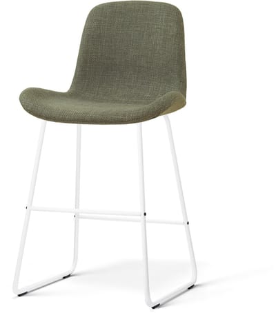 Nolon Nino-Fé barkruk forestgroen - wit onderstel - 65 cm