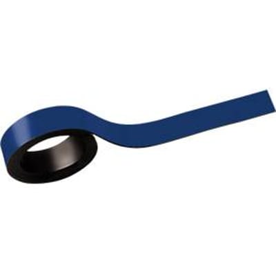 Magneetband - zelfklevend - 20 mm x 10 m - blauw - ons merk Schäfer Shop Select