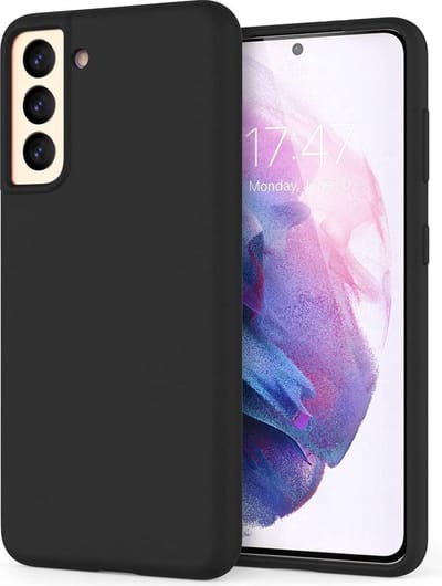 Hoesje Geschikt Voor Samsung Galaxy S21 Plus hoesje - S21 Plus hoesje Zwart- Hoesje Geschikt Voor Samsung Galaxy S21 Plus hoesje Nano Liquid siliconen Backcover- hoesje Hoesje Geschikt Voor Samsung Galaxy S21 Plus