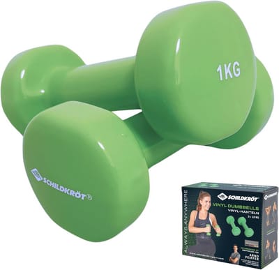 Vinyl Halters 1,0 kg voor Gymnastiek, Aerobic en Fitness