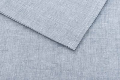 ZO! Home Lino laken katoen denim blauw - 160x290 - prachtige uitstraling - ademende en zachte stof
