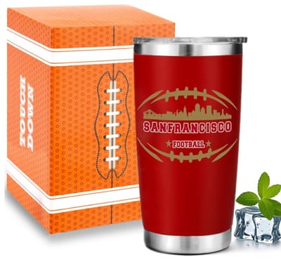 Geïsoleerde reisbeker koffiemok San Francisco Football - 590 ml