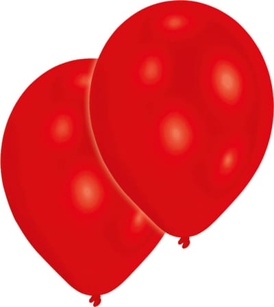 Amscan Ballonnen Rood 10 Stuks 28 Cm