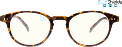 BlueShields TFD003 +0.00 Boston - Beeldschermbril - Bril zonder sterkte - Blauw licht filter lens - Tortoise