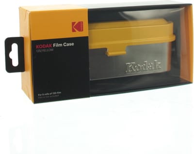 KODAK Film Steel Case Zilver met geel deksel