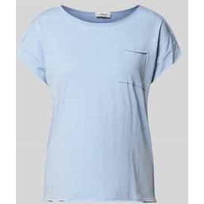 Mouwloos T-shirt van jersey met ronde hals en borstzak voor vrouwen s.Oliver
