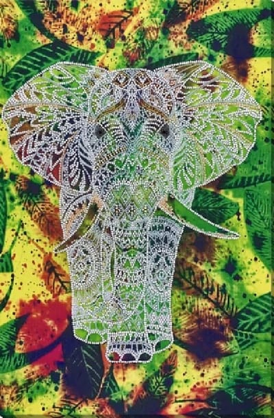 Kralen borduurpakket ABRIS ART - Jungle Song - parel borduren - kralen borduren