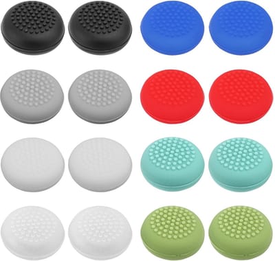 Dailygoods- Joystickdop 16 Stuks - Siliconen Duimgreep - Stickdophoes - Compatibel met Oculus Quest 2 - Handvat Rocker - 1,5 x 0,5 cm - Controller Grip