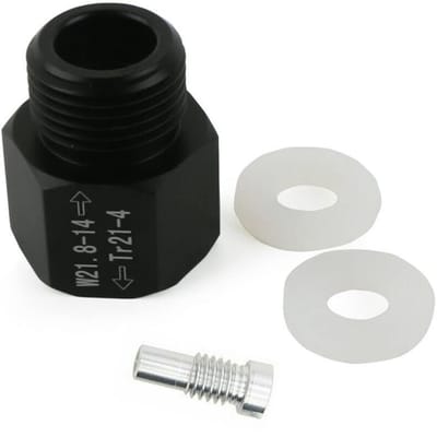 Dailygoody - Cilinder Adapter - T21-4 naar W21.8-14 - Slijtvast en Corrosiebestendig - Compact - CO2 Adapter - Geschikt voor SodaStream - Duurzaam en .