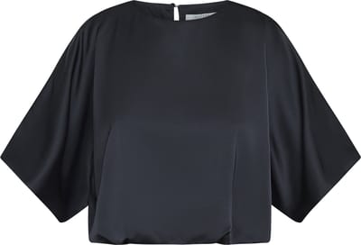 SISTERS POINT Gufo-top2 - Dames Blouse - Black - Maat XS
