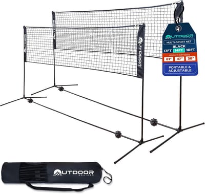 Sport Net - Multisport Net - Buiten Spelen - In Hoogte Verstelbaar - Tot 150 cm - Veelkleurig