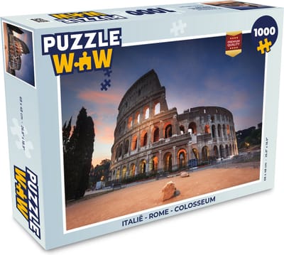 Puzzel Italië - Rome - Colosseum - Legpuzzel - Puzzel 1000 stukjes volwassenen