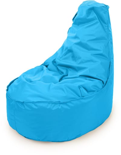 Drop & Sit - zitzak/stoel - robuust nylon - turquoise - Noa JR voor kinderen - voor binnen en buiten - 55 x 75 - 100 Liter