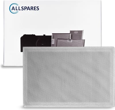 AllSpares Metaalfilter voor afzuigkappen geschikt voor Bosch DHZ7202 / Siemens LZ72020 en Neff 00460117/460117 (445x290x3mm)