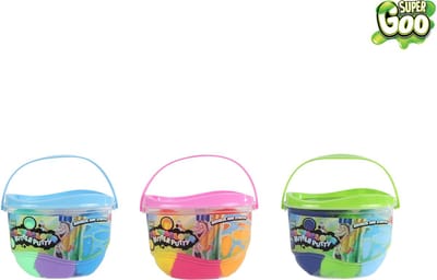 Van Manen butter putty speelgoedemmer 240 gram multicolor mix.