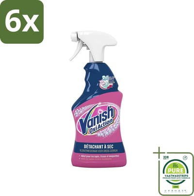 Vanish Oxi Action - Vlekkenverwijderaar Spray - Voor Tapijt. Textiel & Vloerbekleding - 500 ml - Voordeelverpakking - 6 stuks - Vlekkenverwijderaar - Tapijt schoonmaken