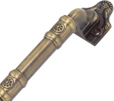 Dailygoods- Schuifdeurgreep Vintage - Bronzen Deurgreep - Galvaniseerde Afwerking - Stevig en Duurzaam - Inclusief Schroeven en Bouten - Comfortabele Grip