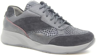 Durea Sneaker 6308 608 1738 Zwart Bordo Wijdte K