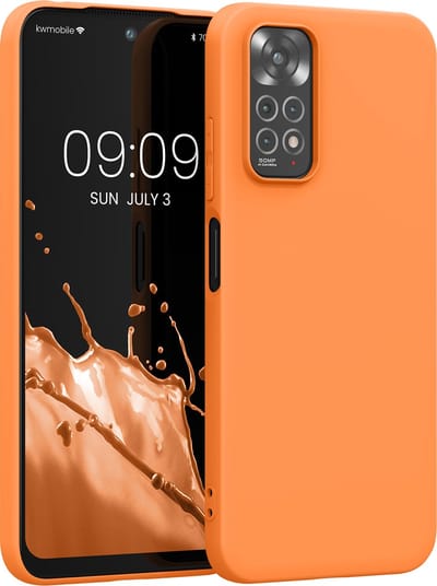kwmobile telefoonhoesje geschikt voor Xiaomi Redmi Note 11 / Note 11S - Hoesje voor smartphone - Back cover in fruitig oranje