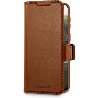 dbramante1928 Oslo Pro Bookcase geschikt voor Samsung Galaxy A57 (5G) - Dark Tan