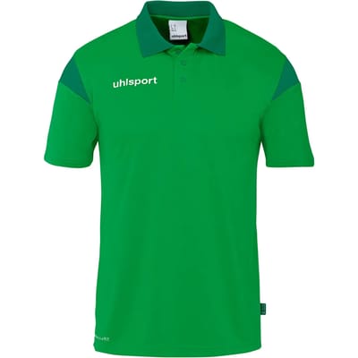 Uhlsport Squad 27 Polo Kinderen - Groen / Lagoon | Maat: 140