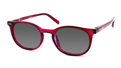 Vista Bonita GAFA – Zonneleesbril UV400 – Sterkte +0.50 – Kleur Very Berry – Klein trendy model – Uitstekende lensen – Ovale pasvorm – Flexveren - Inclusief bijpassende etui en doekje