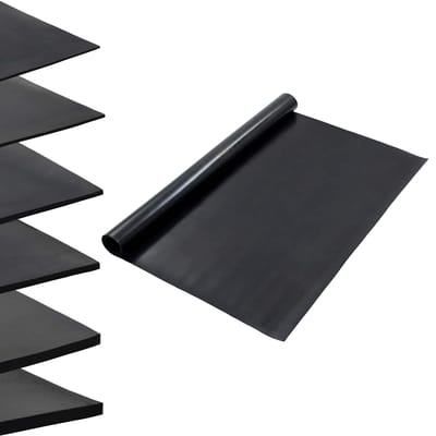 vidaXL - Vloermat - Zwart - 1,2 - x - 2 - m - Rubber