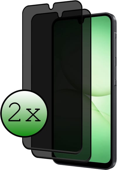 Screenprotector - 2 Stuks Geschikt voor Samsung Galaxy A17 - Privacy Filter - Beschermglas - Gehard Glas - Tempered Glass - Screen Protector