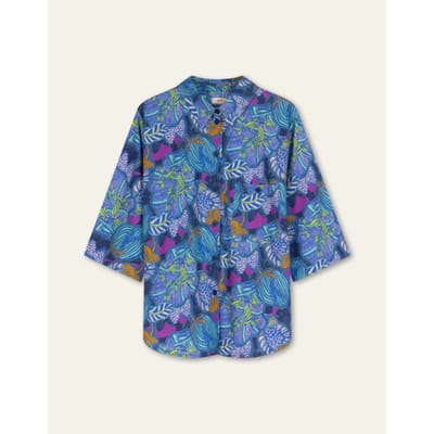 Oilily Bellows Blouse- maat36 Ultramarine