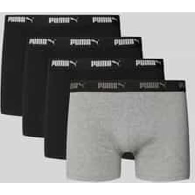 Trunks in een set van 4 met elastische band met logo