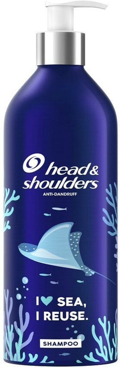 Head & Shoulders Classic Clean I Love Sea, I Reuse Navulbare Shampoo - 5 x 430 ml - Voordeelverpakking