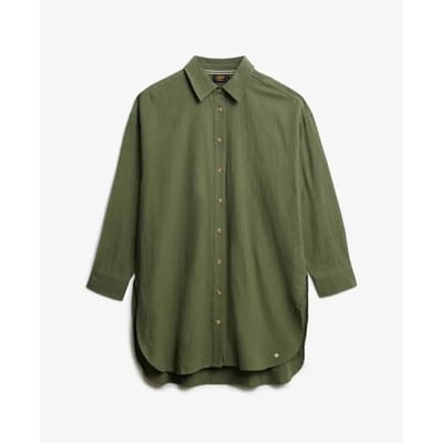 Superdry - Lang Ibiza-strandoverhemd - Dames - Shirts