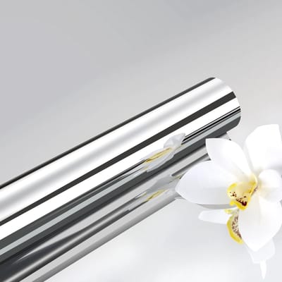 Dailygoods - ReWallpaper Flexibele spiegelfolie Zilver Meubelfolie Zelfklevend In spiegeloptiek 40 cm x 7 m Decoratieve folie Spiegel voor werkbladen Koelkasten Ramen Verwijderbare spiegelfolie Meubelbehang
