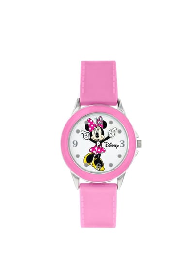 Disney 5-DIS018 Kinderhorloge Minnie Mouse - Time Teacher - Horloge - Minnie - Disney - Roze