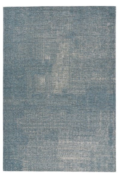 DÉJA Living Vloerkleed 200x290cm - Laagpolig Lichtblauw Stof - Emren