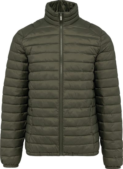 Gerecyclede Outdoorjas 'Light Padded' merk Native Spirit Organic Khaki - 3XL