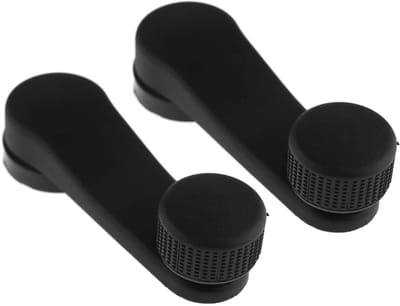 ONF3 - Crank Handle Window Winder - Raamwinder - Modern Design - Zwart - Handgreep - Kwalitatief - Geschikt voor diverse Seat en Ford modellen