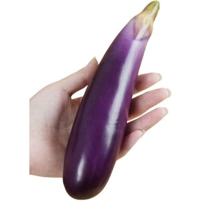 Fotografie Props Schuim Kunstmatige Aubergines Zacht Levensgetrouw Aubergines Model Handwerk Nep Groente Bureau Decoratie Accessoires