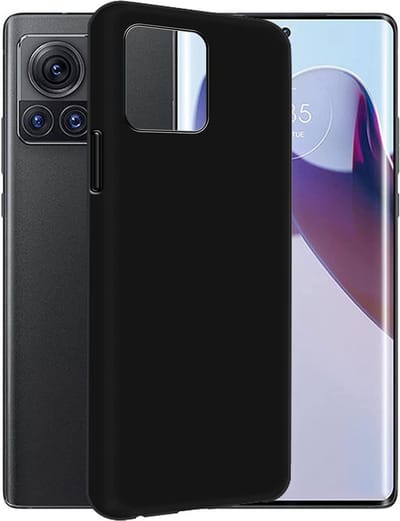 Soft TPU hoesje Silicone Case Geschikt voor: Motorola Edge 30 Ultra - Zwart