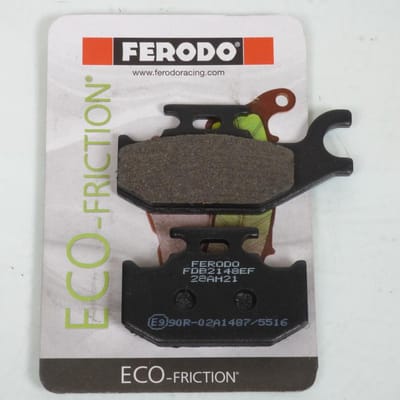 ferodo remblok voor quad yamaha 450 yfm 2007-2008 aj21w/aj23w / ar nieuw