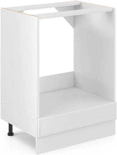 Oven Ombouwkast - Keukenkast Oven Inbouwunit - Keuken Organiseren - Modulair Ontwerp - 60 cm - Wit