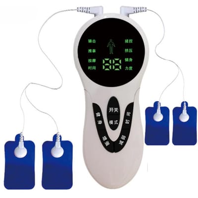 Nieuw Fysiotherapie Instrument Mini Digitale Meridiaan Massager, Puls Dubbele Uitgang Massager Oplaadmodel
